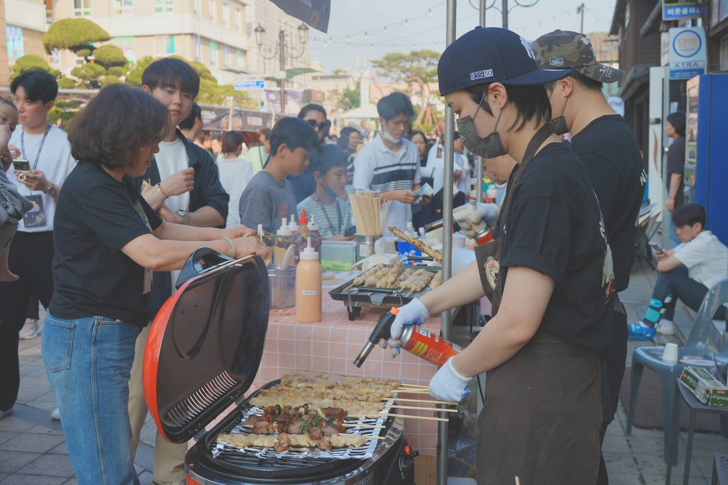 야시장(먹거리존)